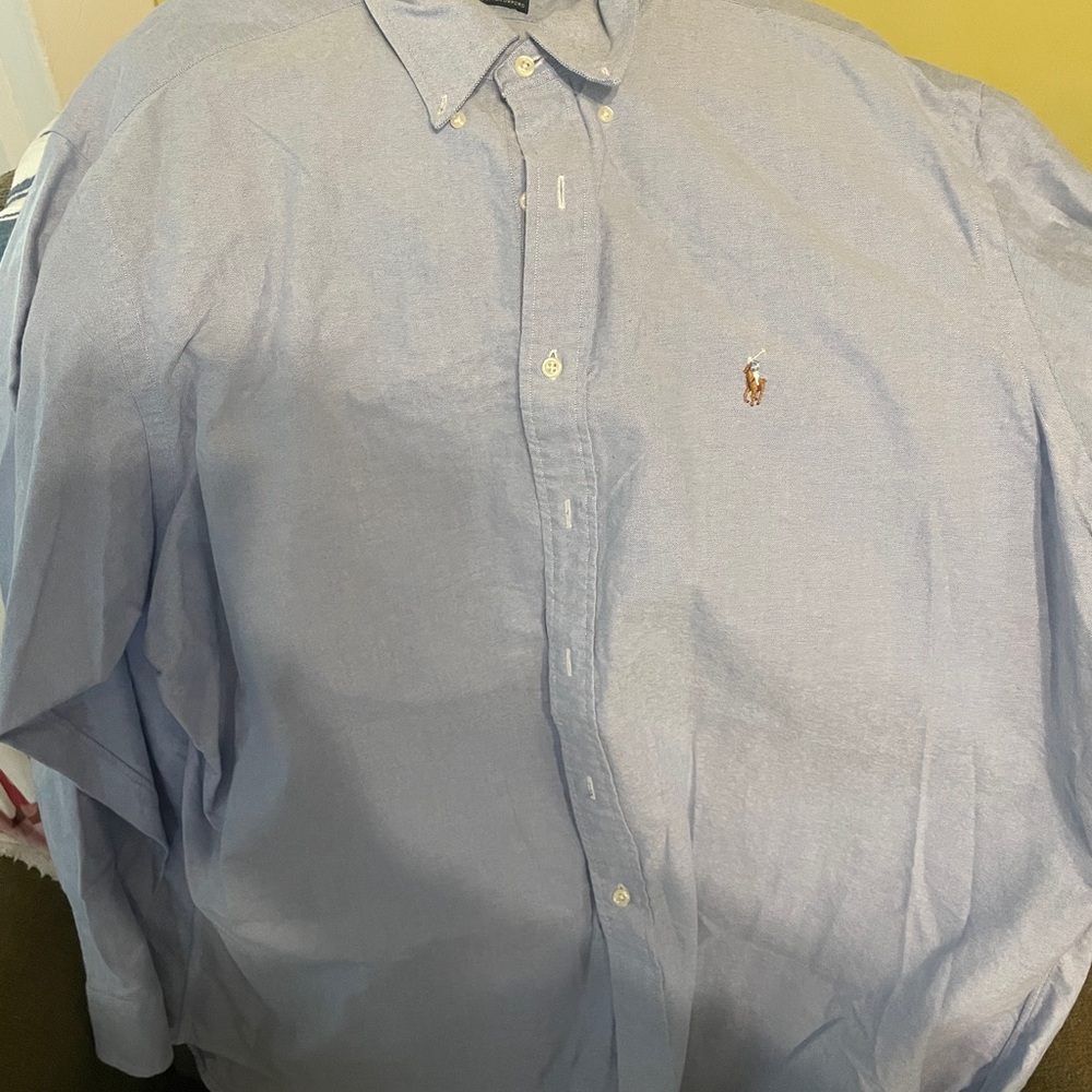 Ralph Lauren Light Blue Button Down Shirt